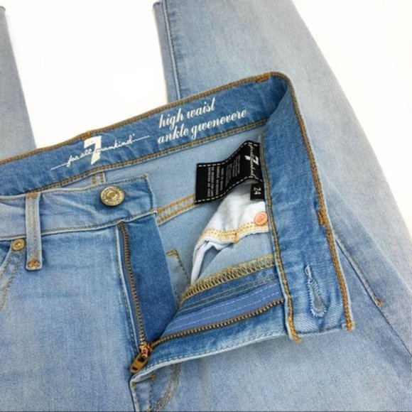 7FAMK High Waist Ankle Gwenevere w/ Step Hem - Picture 5 of 8